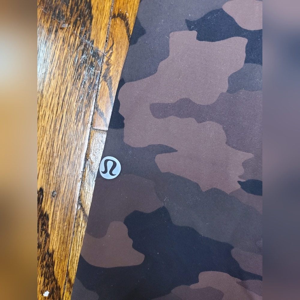 Lululemon Invigorate High Rise Military Print Leggings - Picture 7 of 9